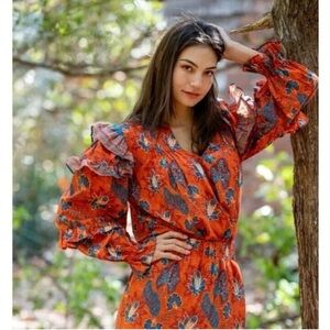 NWT Bindu Sabrina Top